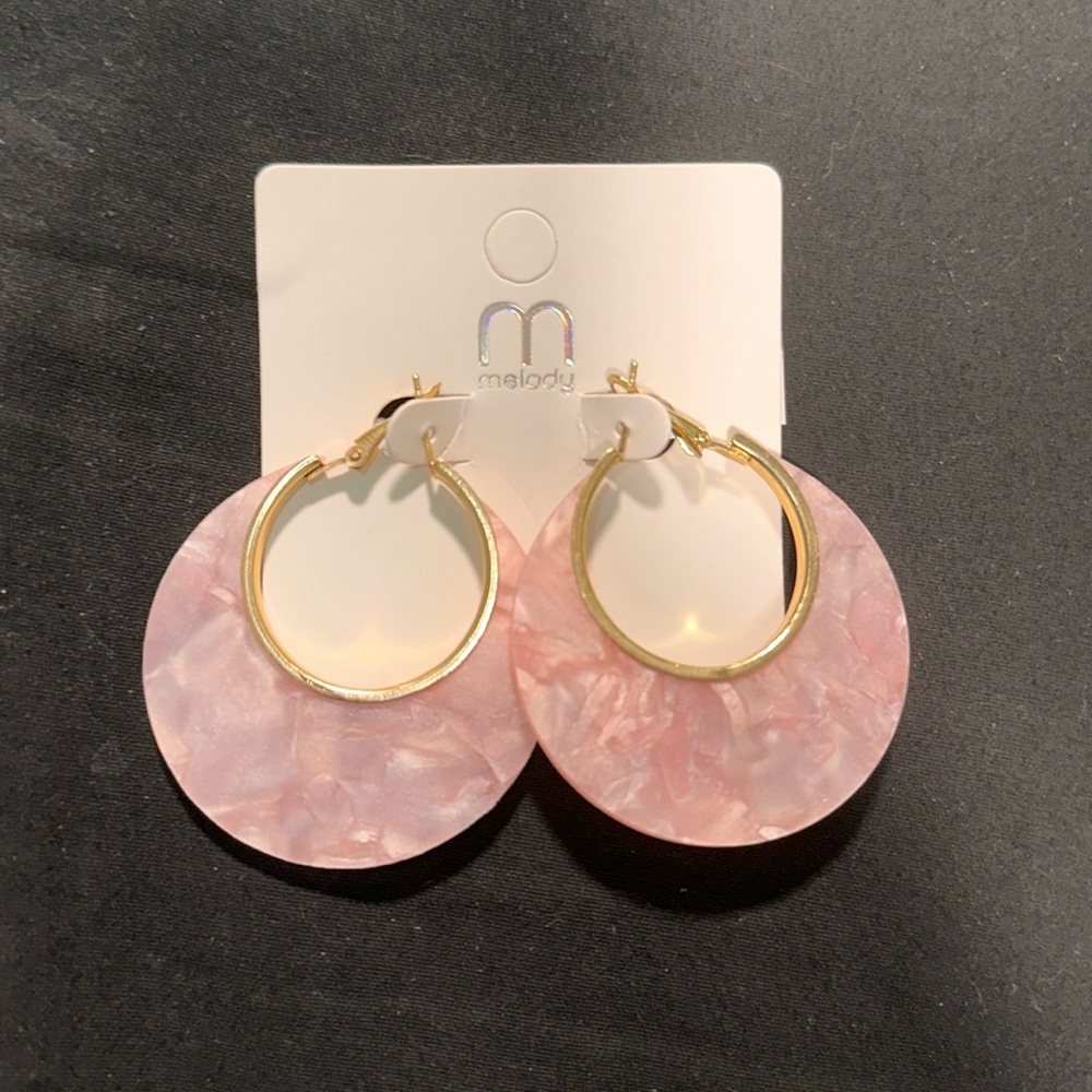 Never worn Pastel Pink earrings 🩷